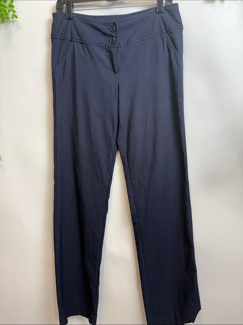 Societe Anonyme Navy Stretch Straight-Leg Chinos